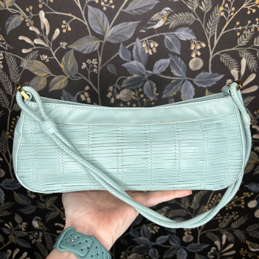 Sigrid Olsen Mint Green Leather Purse